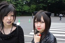 Kawaii cosplayers in Harajuku. Photo: istolethetv